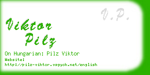 viktor pilz business card